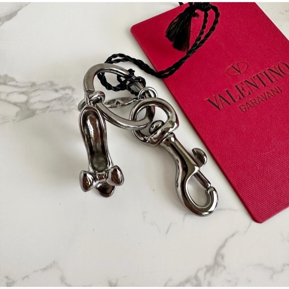 Valentino Garavani High Heel Shoe Bag Charm/Keychain - Picture 5 of 11